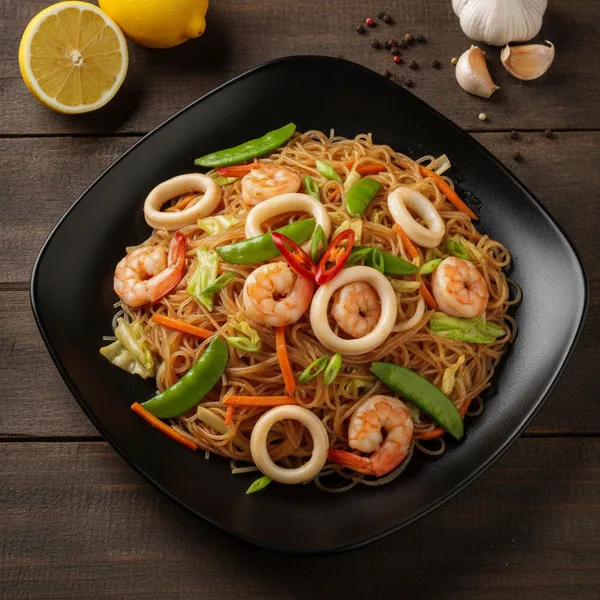 Pancit Bihon Seafood